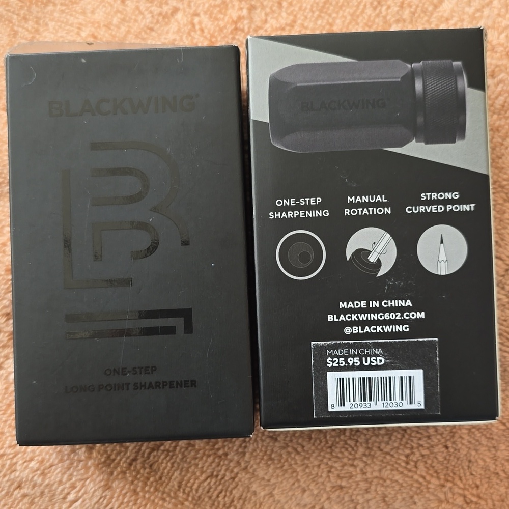 ❤️BUY 5 GET 3 FREE💃  Blackwing One-Step Pencil Sharpener, Size 3.9" x 2.4" - Picture 14 of 16